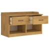 Banc de couloir SANDNES 87x40x50 cm bois de pin massif 566866566866