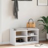 Banc de couloir SANDNES blanc 87x40x50 cm bois de pin massif 566868566868
