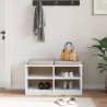 Banc de couloir SANDNES blanc 87x40x50 cm bois de pin massif 566868566868