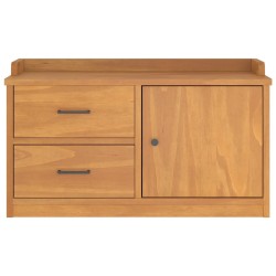 Banc de couloir SANDNES 87x40x50 cm bois de pin massif 566869566869