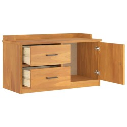Banc de couloir SANDNES 87x40x50 cm bois de pin massif 566869566869
