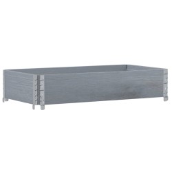 Collier de palette gris 100x50 cm bois de pin solide 566888566888