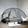 Moustiquaire mongole avec portes 220 maille noir 200x200x135 cm 566891566891