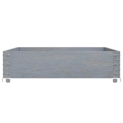 Collier de palette gris 120x80 cm bois de pin solide 566899566899