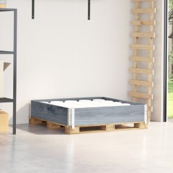 Collier de palette gris 100x100 cm bois de pin solide 566902566902