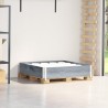 Collier de palette gris 100x100 cm bois de pin solide 566902566902