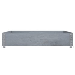 Collier de palette gris 100x100 cm bois de pin solide 566902566902
