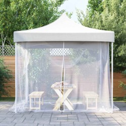 Moustiquaire d'extérieur 220 mailles blanche 300 x 300 x 200 cm 566905566905