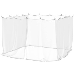 Moustiquaire d'extérieur 220 mailles blanche 300 x 300 x 200 cm 566905566905