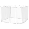 Moustiquaire d'extérieur 220 mailles blanche 300 x 300 x 200 cm 566905566905