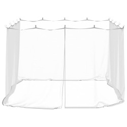 Moustiquaire d'extérieur 220 mailles blanche 300 x 300 x 200 cm 566905566905