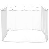 Moustiquaire d'extérieur 220 mailles blanche 300 x 300 x 200 cm 566905566905