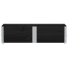 Colliers de palette 2 pcs noir 150x50 cm bois de pin solide 566908566908