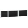 Colliers de palette 2 pcs noir 150x50 cm bois de pin solide 566908566908
