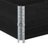 Colliers de palette 2 pcs noir 150x50 cm bois de pin solide 566908566908