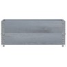 Colliers de palette 2 pcs gris 100x50 cm bois de pin solide 566910566910