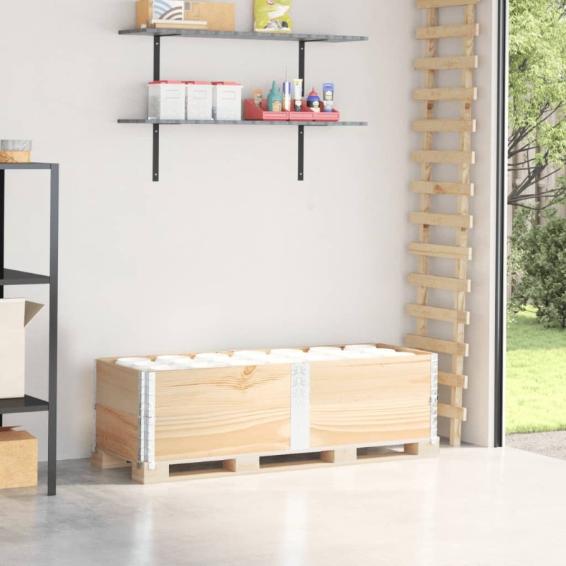 Colliers de palette 2 pcs 150x50 cm bois de pin solide 566911566911