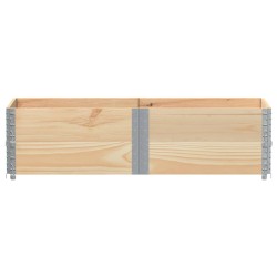 Colliers de palette 2 pcs 150x50 cm bois de pin solide 566911566911