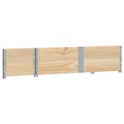 Colliers de palette 2 pcs 150x50 cm bois de pin solide 566911566911