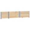 Colliers de palette 2 pcs 150x50 cm bois de pin solide 566911566911