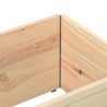 Colliers de palette 2 pcs 150x50 cm bois de pin solide 566911566911