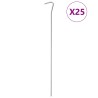 Piquets de tente 25 pcs 30 cm Ø4 mm acier galvanisé 566915566915