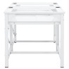 Double socle pour machine à laver étagères coulissantes blanc 566926566926