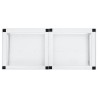 Double socle pour machine à laver étagères coulissantes blanc 566926566926