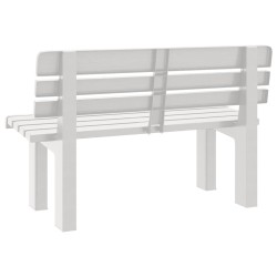 Banc de jardin blanc 110x52x71 cm polypropylène 566928566928