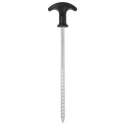 Piquets de tente 12 pcs 20 cm Ø7 mm acier galvanisé 566937566937