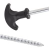 Piquets de tente 12 pcs 20 cm Ø7 mm acier galvanisé 566937566937