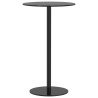 Table de jardin ronde noir Ø60x105 cm acier 566941566941