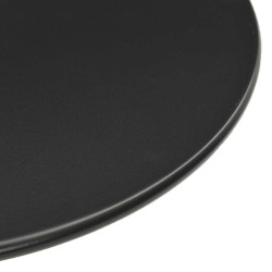 Table de jardin ronde noir Ø60x105 cm acier 566941566941