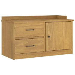 Banc de couloir SANDNES 87x40x50 cm bois de pin massif 566946566946
