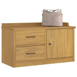 Banc de couloir SANDNES 87x40x50 cm bois de pin massif 566946566946