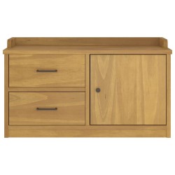 Banc de couloir SANDNES 87x40x50 cm bois de pin massif 566946566946