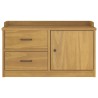 Banc de couloir SANDNES 87x40x50 cm bois de pin massif 566946566946