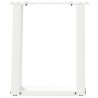 Pieds de table basse en U 2 pièces Blanc 38 x (42-43) cm Acier 566952566952