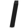 Pieds de table basse en U 2 pièces Noir 70 x (42-43) cm Acier 566971566971