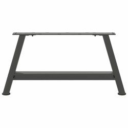 Pieds de table basse en forme de A, 2 pièces, anthracite, 60 x (30-31) cm, acier 566972566972