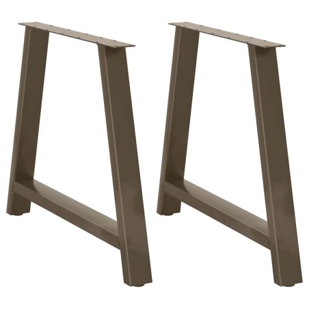 Pieds de table à manger en forme de A, 2 pièces, 100 x (72-73) cm, acier 566977566977