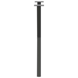 Pieds de table à manger en forme de X 2 pièces Anthracite 50 x (72-73) cm Acier 566978566978
