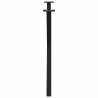 Pieds de table à manger en forme de X, 2 pièces, noir, 90 x (72-73) cm, acier 566980566980