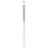 Pieds de table à manger en forme de X, 2 pièces, blanc, 90 x (72-73) cm, acier 566981566981