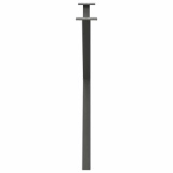 Pieds de table à manger en forme de X 2 pièces Anthracite 90 x (72-73) cm Acier 566982566982