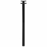 Pieds de table à manger en forme de X, 2 pièces, noir, 50 x (72-73) cm, acier 566989566989