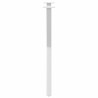 Pieds de table à manger en forme de X, 2 pièces, blanc, 50 x (72-73) cm, acier 566996566996