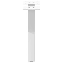Pieds de table basse en forme de X, 2 pièces, blanc, 30 x (30-31) cm, acier 567000567000