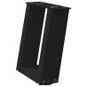 Pieds de table basse en U 2 pièces Noir 30 x (30-31) cm Acier 567002567002