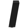 Pieds de table basse en U 2 pièces Noir 30 x (30-31) cm Acier 567002567002